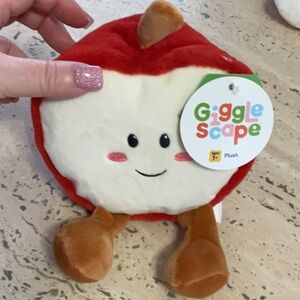 Last One! Gigglescape Apple Plush Stuffed Animal Toy